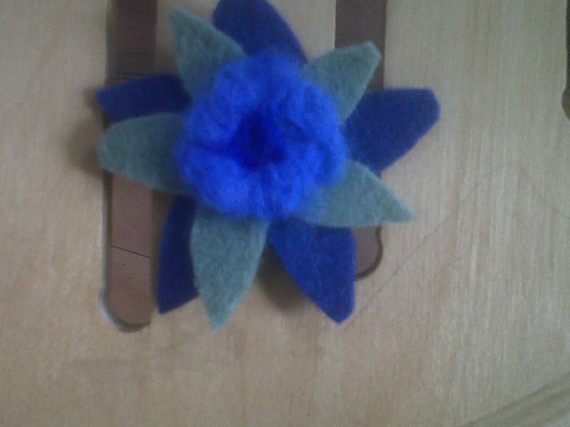 Felt flowers 031