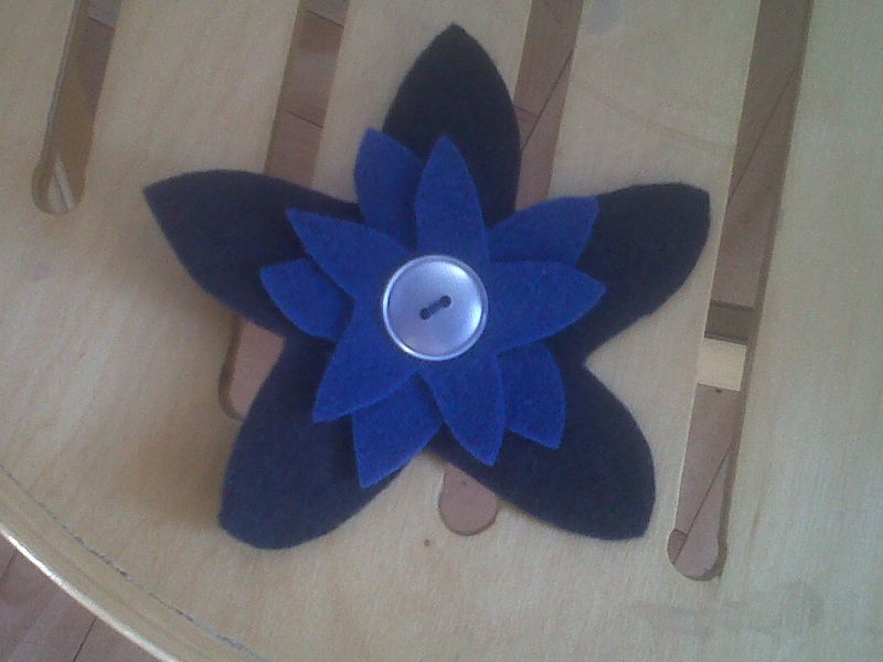 Felt flowers 019