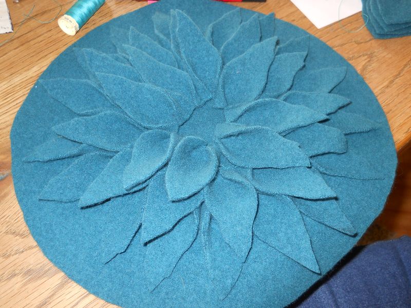 Flower cushion 029